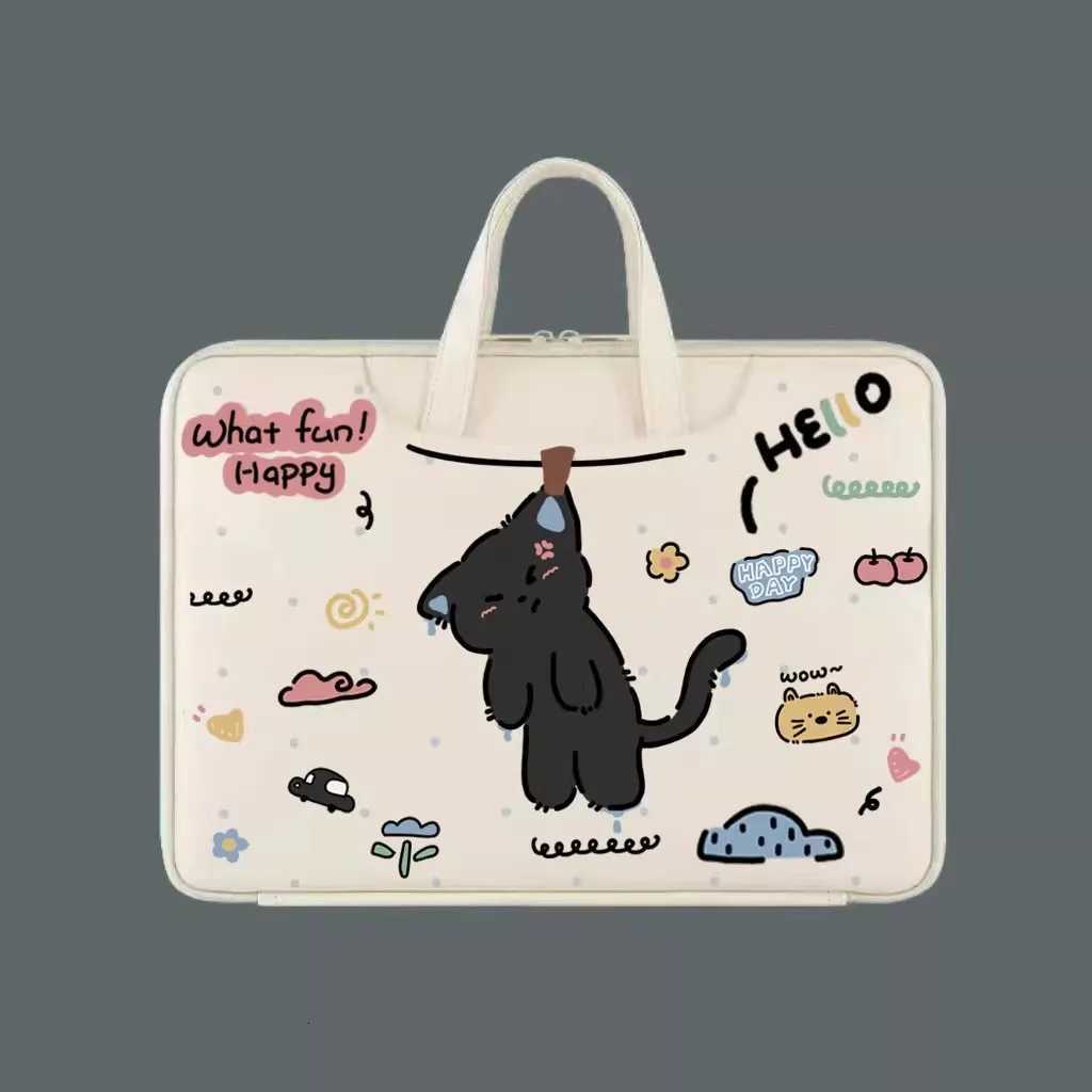 Ins Cute Laptop Bag Waterproof Notebook Sleeve 13 133 14 15 156 161 Inch Macbook Acer Dell LG Samsung Laptop Bag Cover 2024W251015