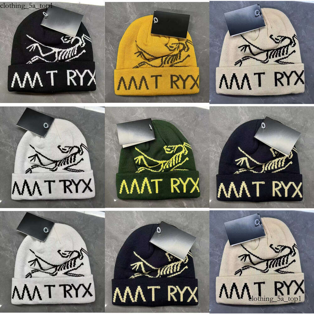 Fashion arcteryx beanie beanies Classic arc Beanie Designer Winter Hat Beanies Bonnet Cap Casquette Knitted Fitted Hats for Men Mens Luxury Muts 66DD
