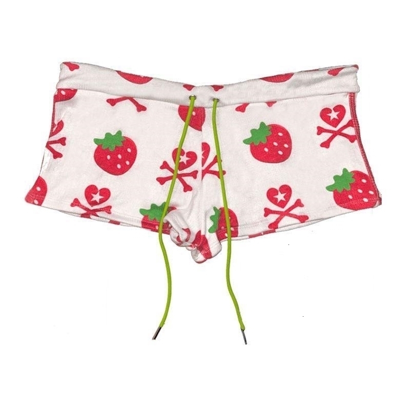 Y2K Super Shorts Cute Goth casual girl Short letter embroidery Solid color shorts Sexy fashion street emo girl 251015