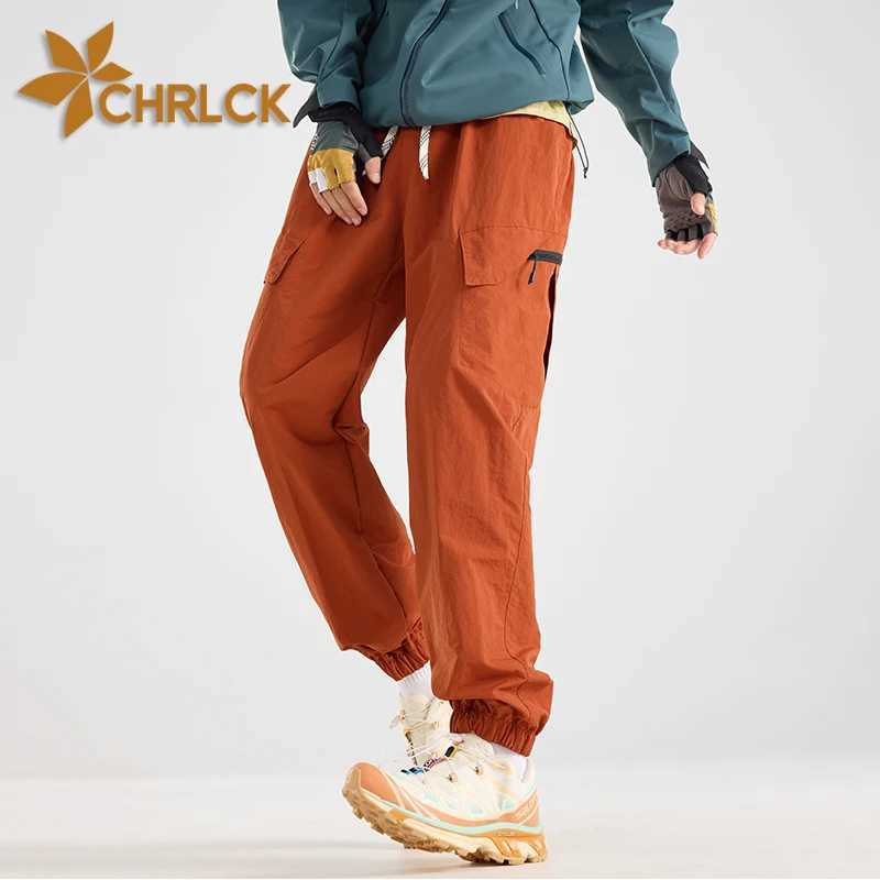 CHRLCK Men Waterrepellent Hiking Pants Autumn Mountaineering Cargo Pants Breathable Fishing Camping Cycling Trekking Trousers J251203