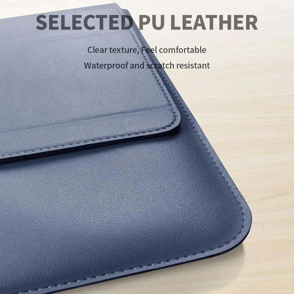 Pu Leather Laptop Sleeve Bag Case For Macbook Air Pro 16 14 13 M3 M2 M1 Notebook Cover For HP Lenovo ASUS Acer Honor 15 17 InchW251015