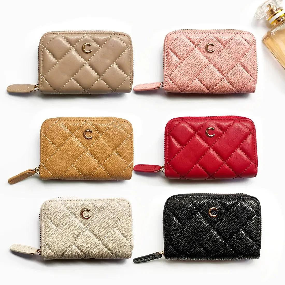 Wallet Designer Bag Deluxe Small Mini Purse Womens Designer Zipper Coin Purse Keychain Women Men Leather Womens Card Holder Wallet Bag