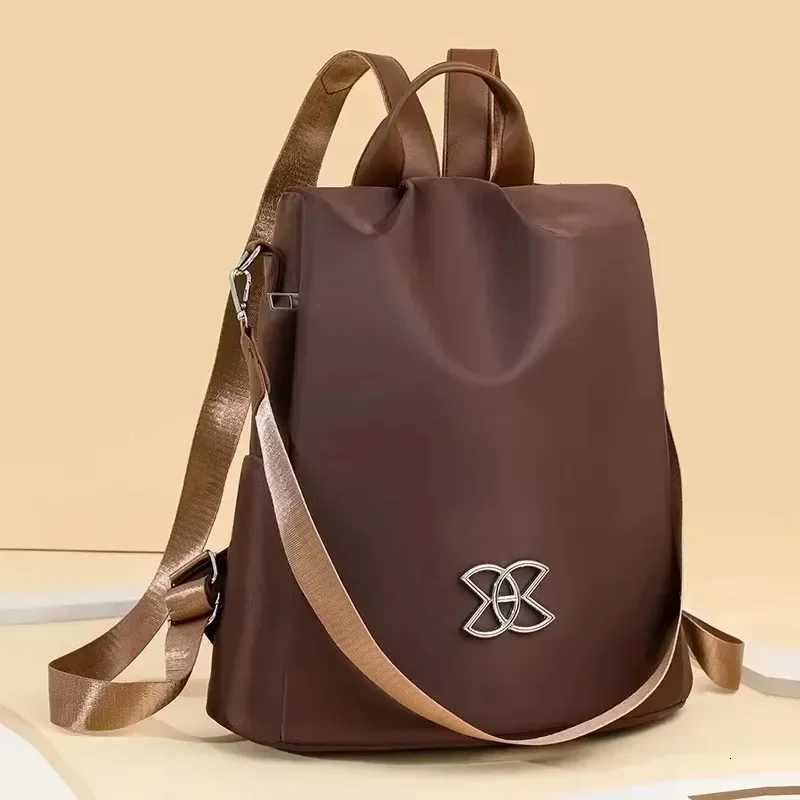 High End Antitheft Backpack 2025 Autumn New Fashion Versatile Multifunctional Shoulder Bag Nylon Large Capacity Casual BackpackT251016