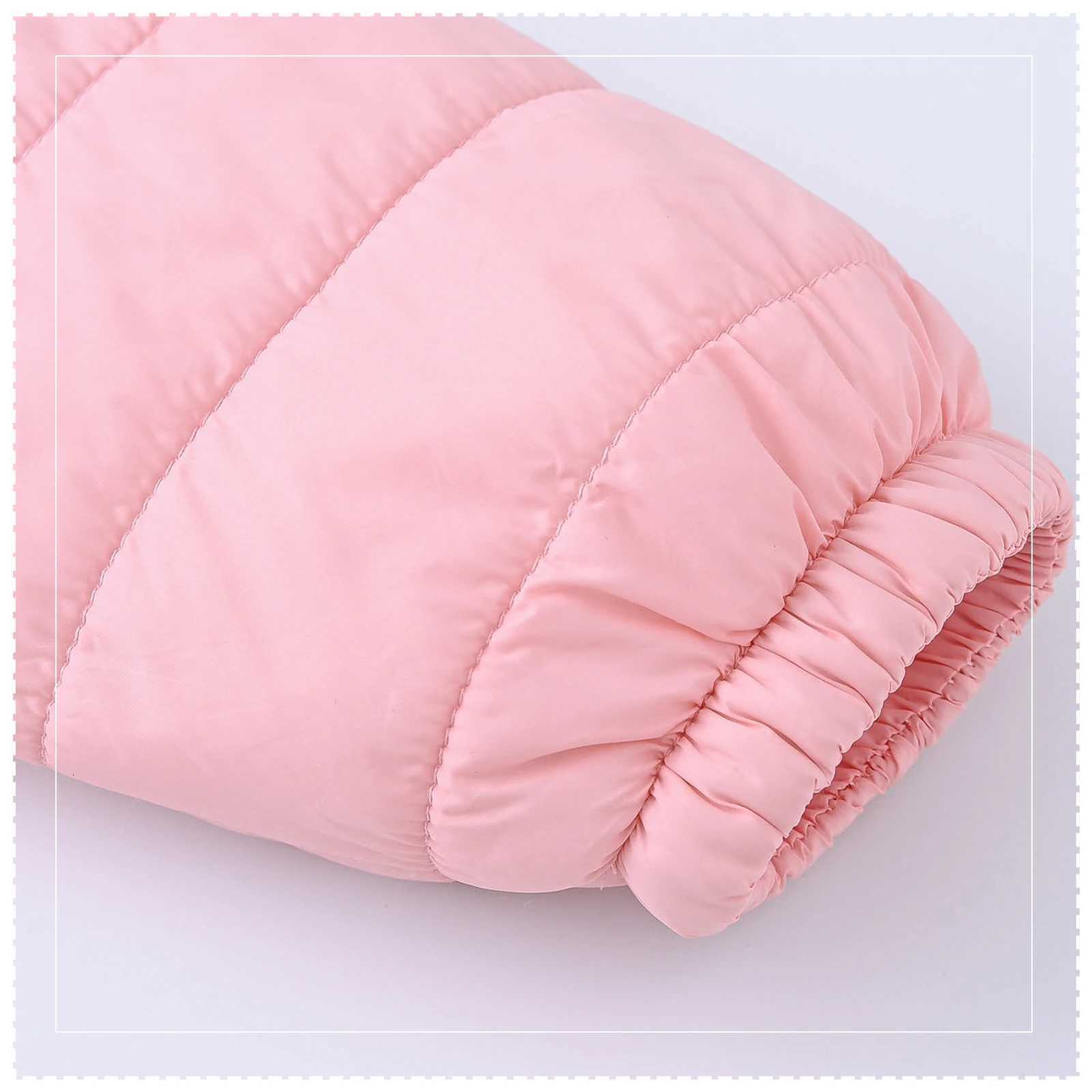 Childrens Boys Down Jacket with HoodWindproof Warm ParkaGirls Padded CoatSolid Color OutwearLightweight Kids Quilted JacketT251016