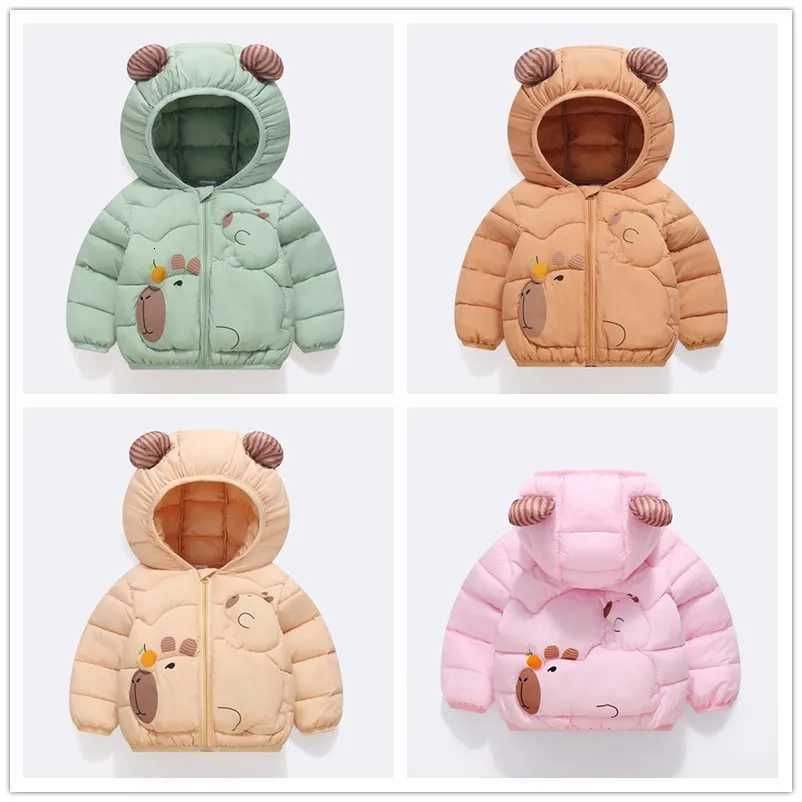2025 new childrens down cotton clothes boys and girls graphene selfheating cotton clothes children light jacket cotton clothesT251016