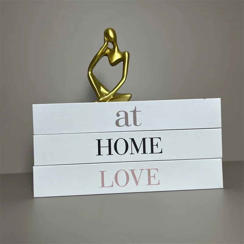 3pcsSet Books Decoration Simulation Books Home Decor Gifts Fashional Home Decor Ornaments Study Soft Book Box Model 251015