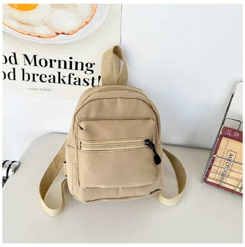 Mini Womens Backpacks Trend Nylon Female Bag Small School Bags White Rucksack For Teen Girls Fashion Casual BackpackT251016