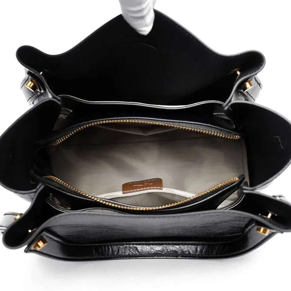 Handbags Designer 3 Layers Leather Hand Big Capacity Tote Bag For Women Vintage Top-Handle Shoulder Bags Suotong251016 Suotong251016 Suot251017