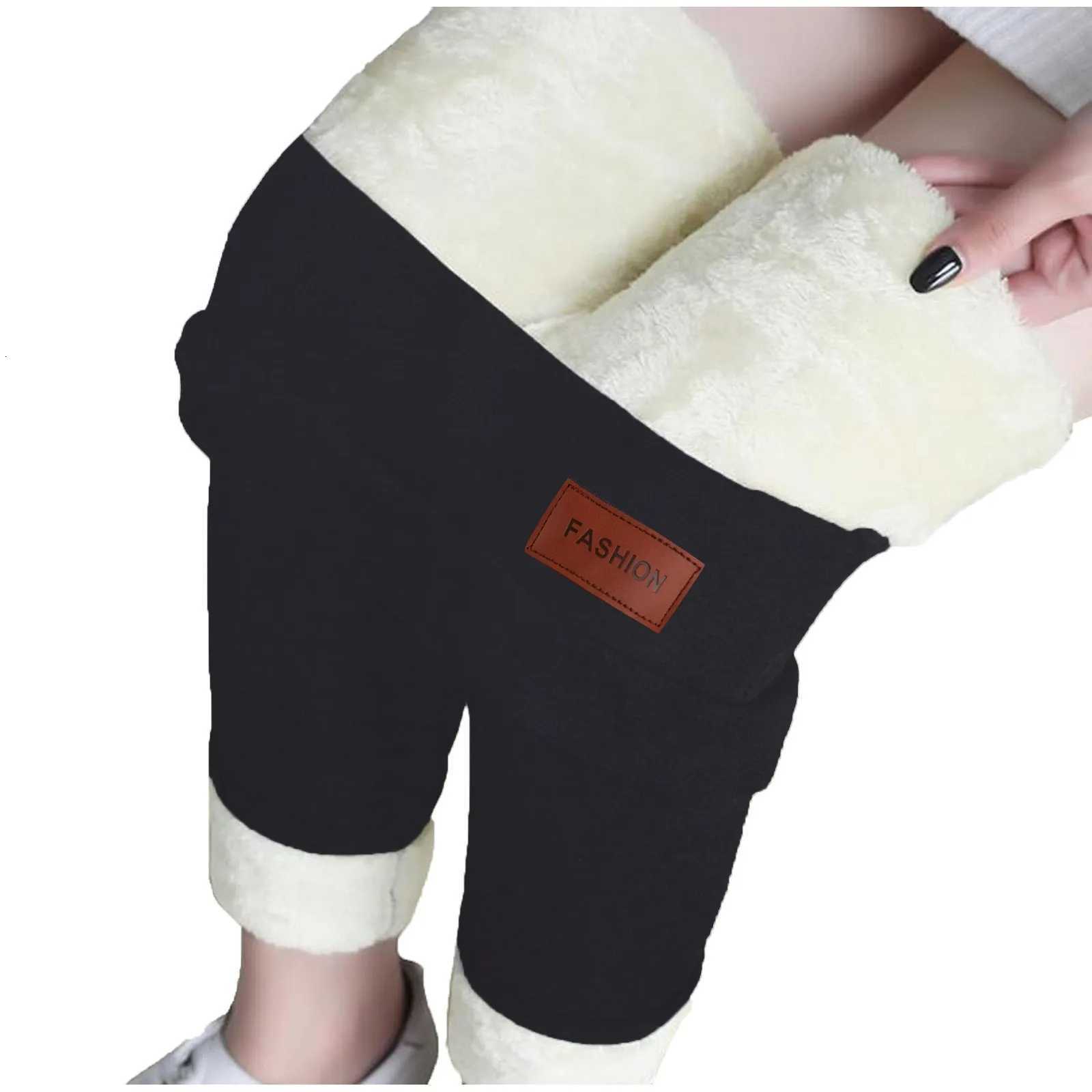 Womens Winter Leggings Thermal Velvet Cotton Slimming Tights with Fleece Pant Black Stretch Gray Thick Warm Leggings for WomenT251016