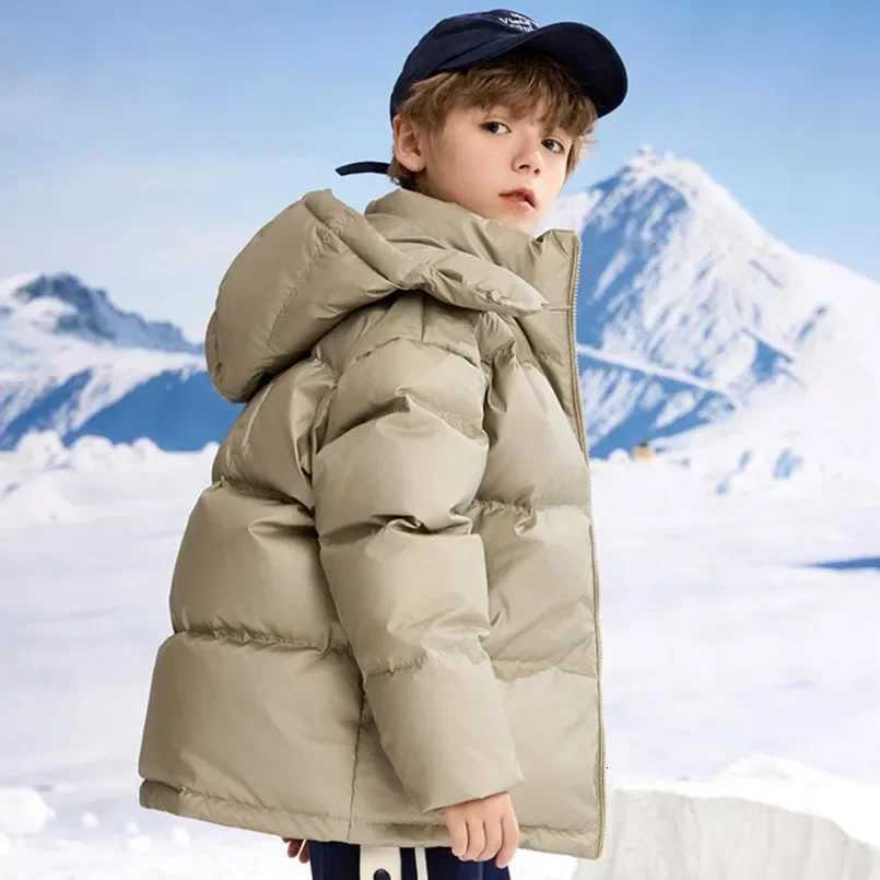 Winter New childrens Down jacket Fashion Hooded Windproof Waterproof Outerwear Boys Warm Coats A4170T251016