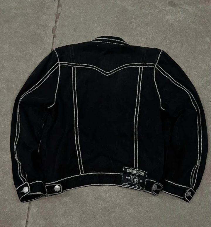 Y2k Denim Jacket American Fashion Street Hiphop Retro Clothing Letter Embroidery Motorcycle Sports Thickened Top 251015