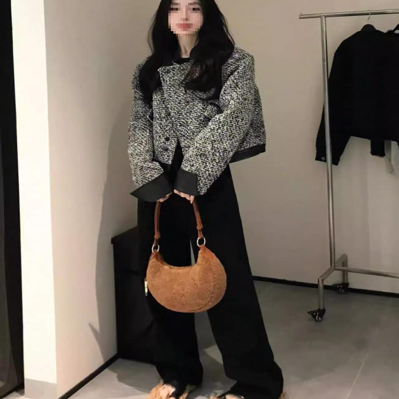 Autumn design and Winter New Top Luxury Plus Size Fat MM Designer Jacket Floral Jacket Women's Autumn and Winter Retro Design Loose Multi functio