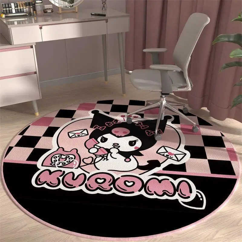 Sanrio Hot Cinnamoroll Bathroom Doormat Foot Mat Carpet Rotundity Kitchen Living Room Decoration Household 6060Cm Kawaii Anime L251016