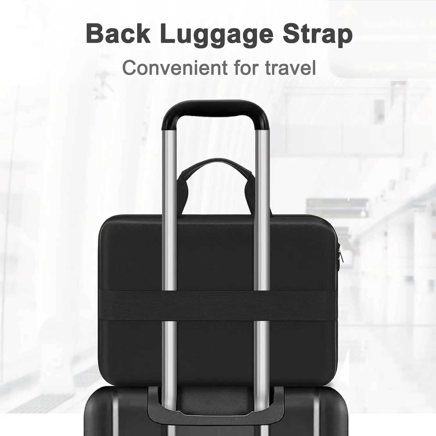 Hard Shell Laptop Sleeve for 13 14 15 16 17 inch Macbook Air Pro M1 M2 M3 M4 HP Notebook Handbag Waterproof EVA Protective CaseW251015