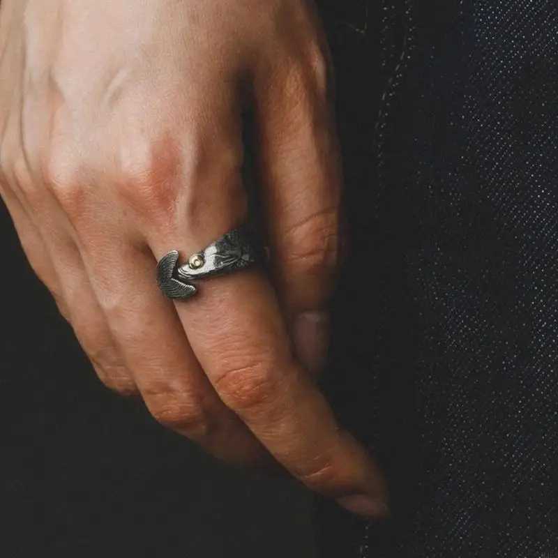 2025 New Elegant Fish Shaped Adjustable Rings for Everyday Wear or Parties SuppliesW251017