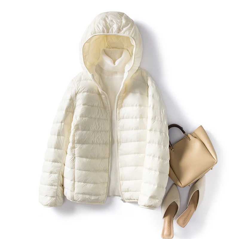 Over Size 5xl 6xl 7xl Women Ultra Lightweight Packable Autumn Winter Warm Jackets 2023 New Arrivals Female Slim Short Down Coat W251016