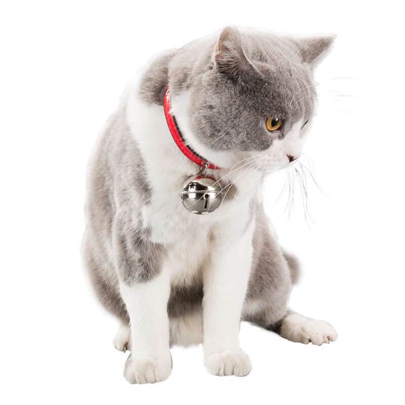 New Pet Red Bone Bell Adjustable Neck Collar for Small Dogs Teddy Cats Accessories cat Dog Supplies