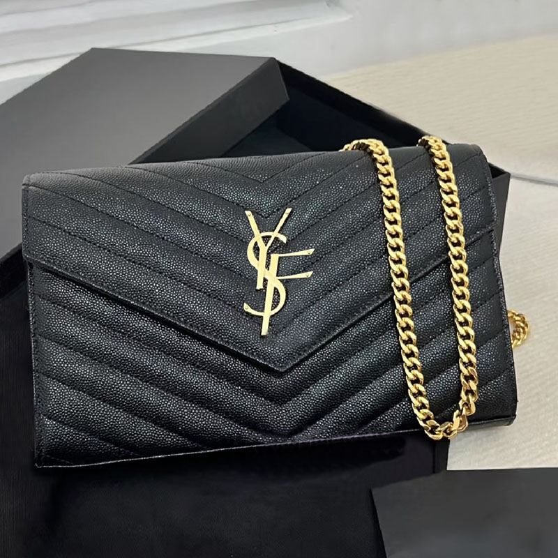 Designer Bag Shoulder Bag Womens Luxury High Quality Black Classics Caviar bag Gold Silver Chain Bag Crossbody Bag Handbag Women Mini Black leather Flap Purses 10A