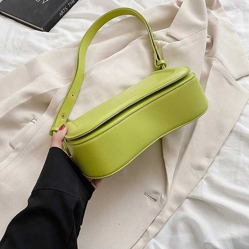MOODS Flap Crossbody Bags For Wen Pure Color PU Leather Armpit Shoder Bag 2023 Lat Fi Small Saddle Handbags Fem1 D251017