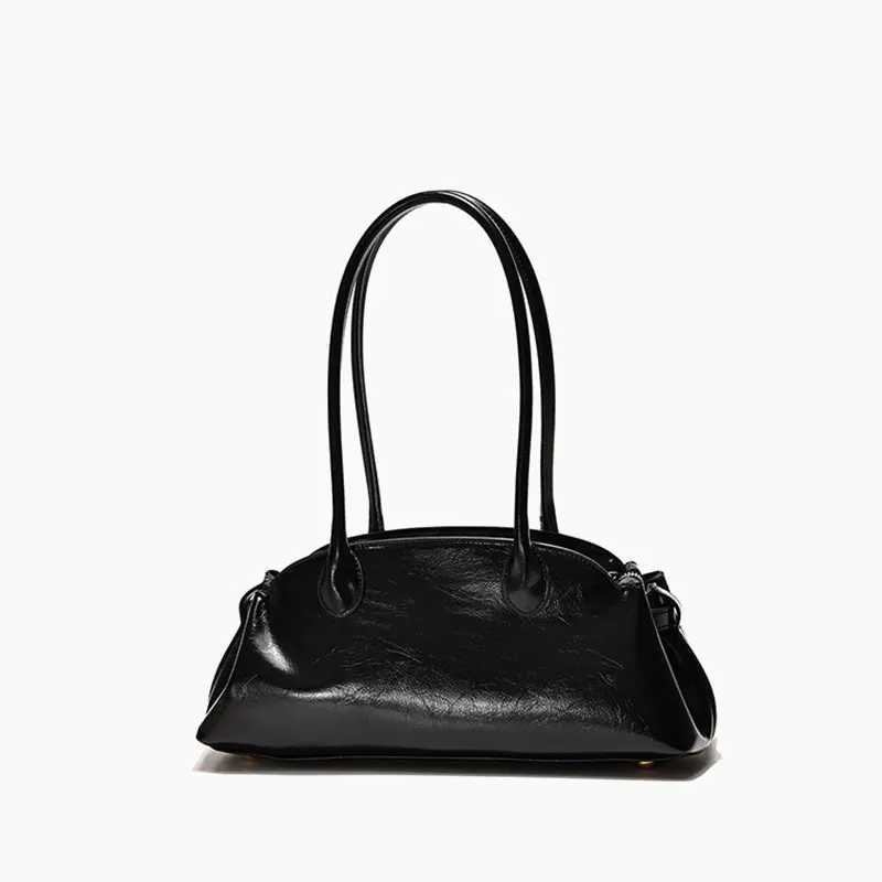 Brand Luxury Bowling Bag New Korean Versi Niche Highend Wens Handbag Simple Fi Largecapacity Shoder Underarm Bag1 D251017