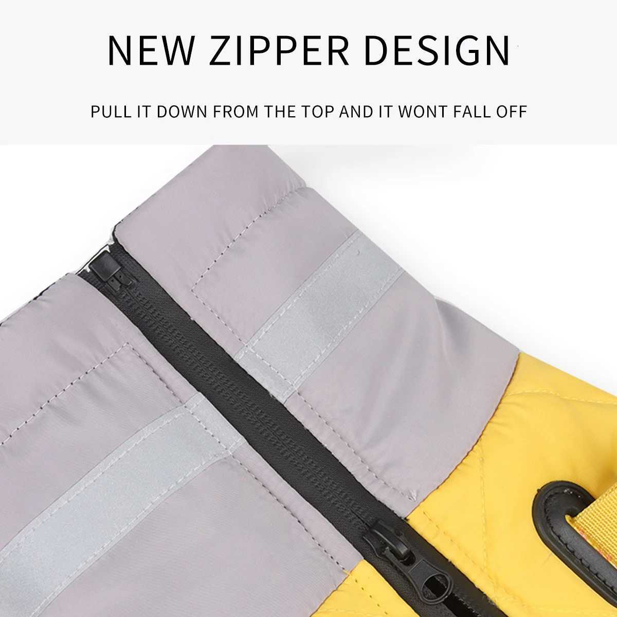 Windproof Dog Coat Winter dog coats Outdoor Warm Cape Type Reflective With Dog Name Sticker Pet ClothesW251017