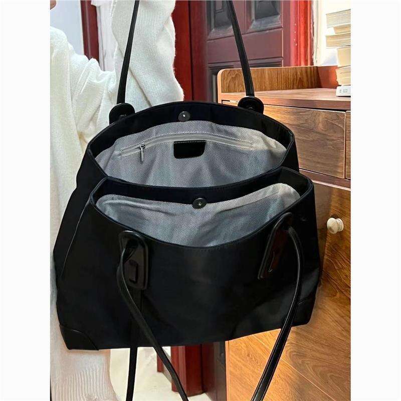 High-End Tote Bag for Women, Autumn 2024 New Nylon Single Shoulder Crossbody Designer Bags Bag, Large Capacity Casual Handbag