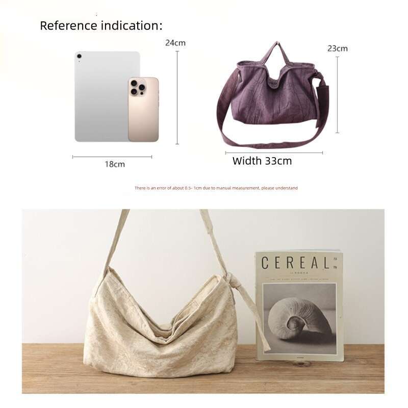 Artistic Cotton Linen New Tote Bag Canvas Crossbody Commuter Casual Large Capacity Women S Handbag High Quality