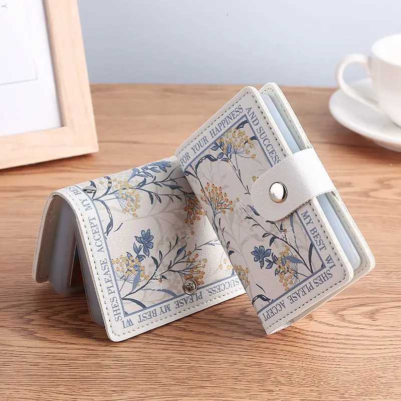 New Floral Card Bag Multiple Cards Slots ID Bank Credit Card Covers for Women Large Capacity Card HoldersW251017