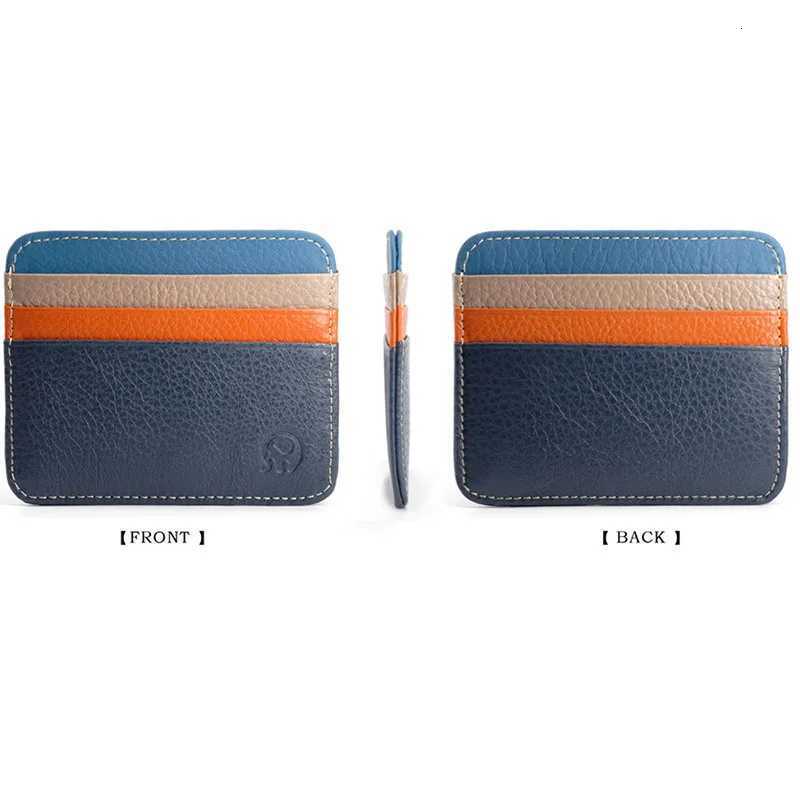 Leather Drivers License Bus Card Holder Slim Coin Purse with MultiCard Slots Compact Wallet for IDs Transit CardsW251017