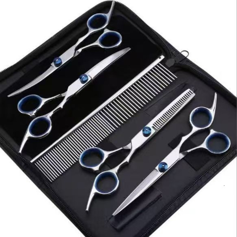 Tool Set Cat Hair Trimming Pet Grooming Professional Curved Scissors Arc Shape Wholesale