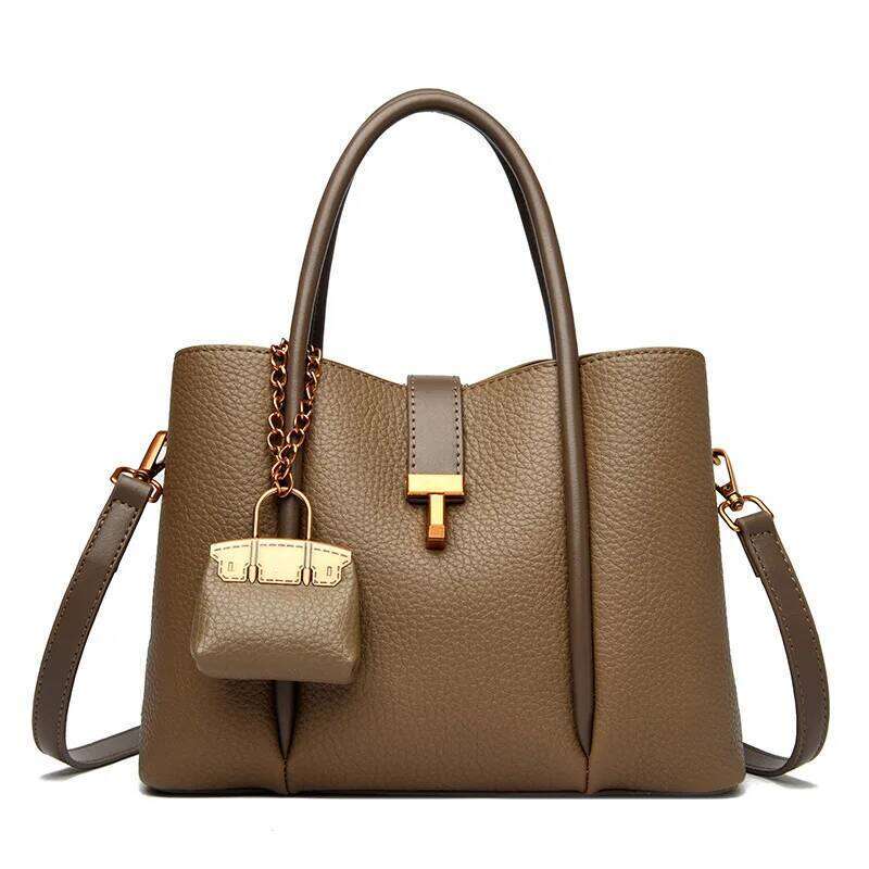 High Quality Soft Leather Shoulder Crossbody Bags For Women Large Capacity Bag Brand Designer Casual Handbag Sac A Main