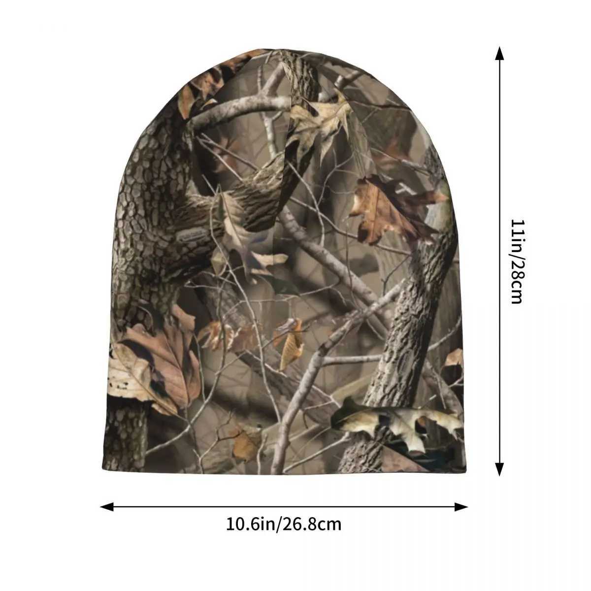 Real Tree Camouflage Caps Camo Goth Adult Ski Skullies Beanies Hat Spring Warm Dualuse Bonnet HatsXJ251017