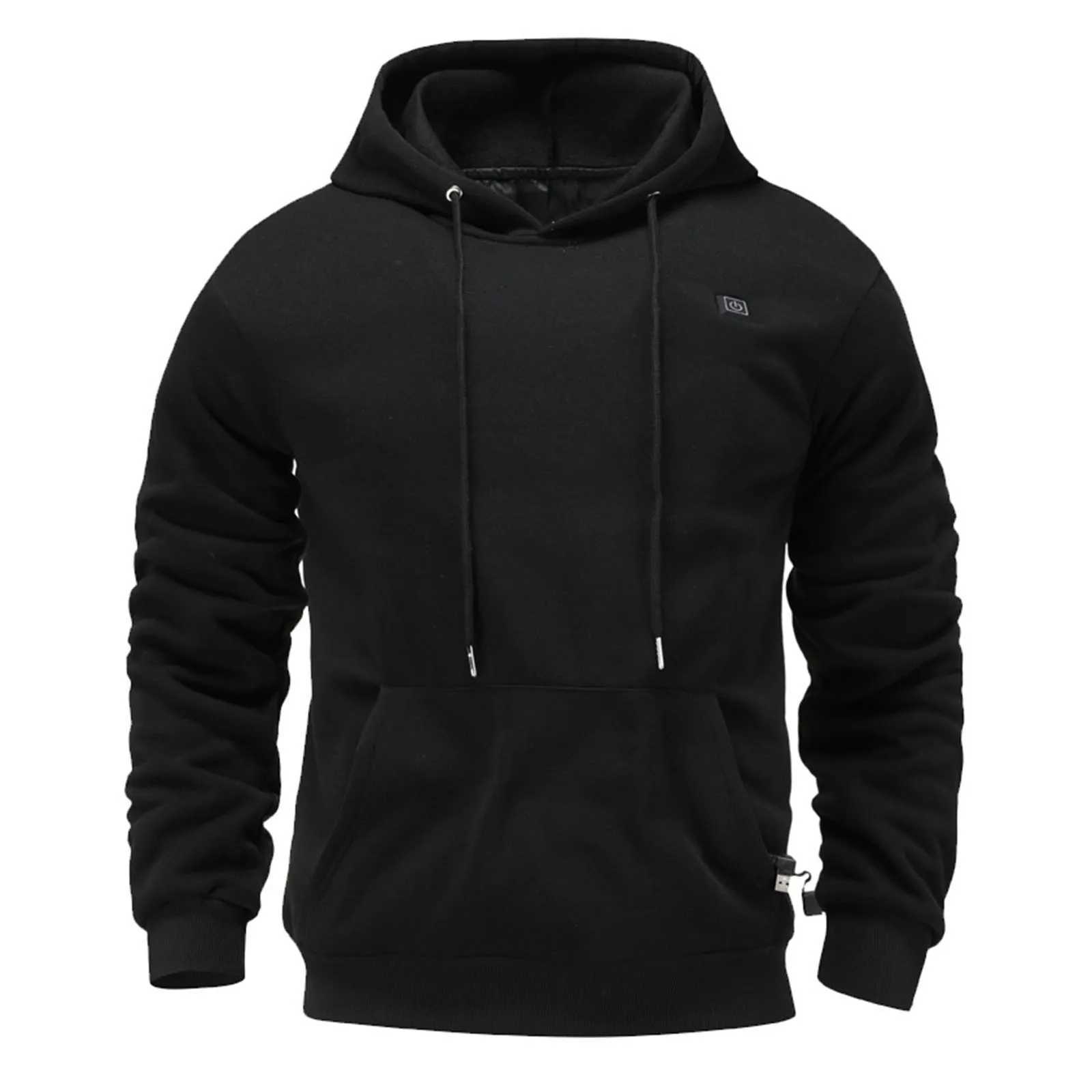 Thicken Warm Heated Hoodies Unisex Heated Sweatshirt Pullover Lightweight Warm Usb Electric Outdoor Winter Jackets Mens Sweater H251017