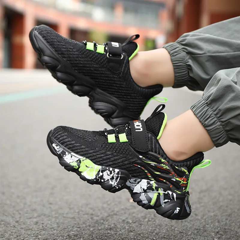 New Trendy Childrens Fashionable Athletic Breathable and Lightweight Outdoor Kids Running Shoes and Sneaker for Boy and GirlsT251017