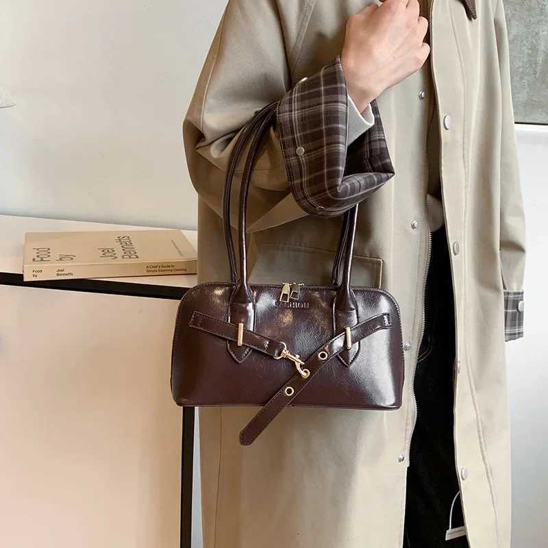 Handheld Cmuter Bag Wens New Fi Underarm Bag Large Capacity Trendy Single Shoder Bag for Autumn1 D251017