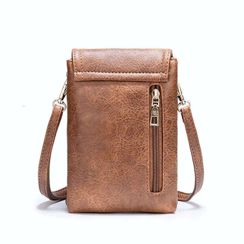 Guangzhou Women's Leather Crossbody Textured Small Phone Bag Wallet Adjustable Shoulder Strap
