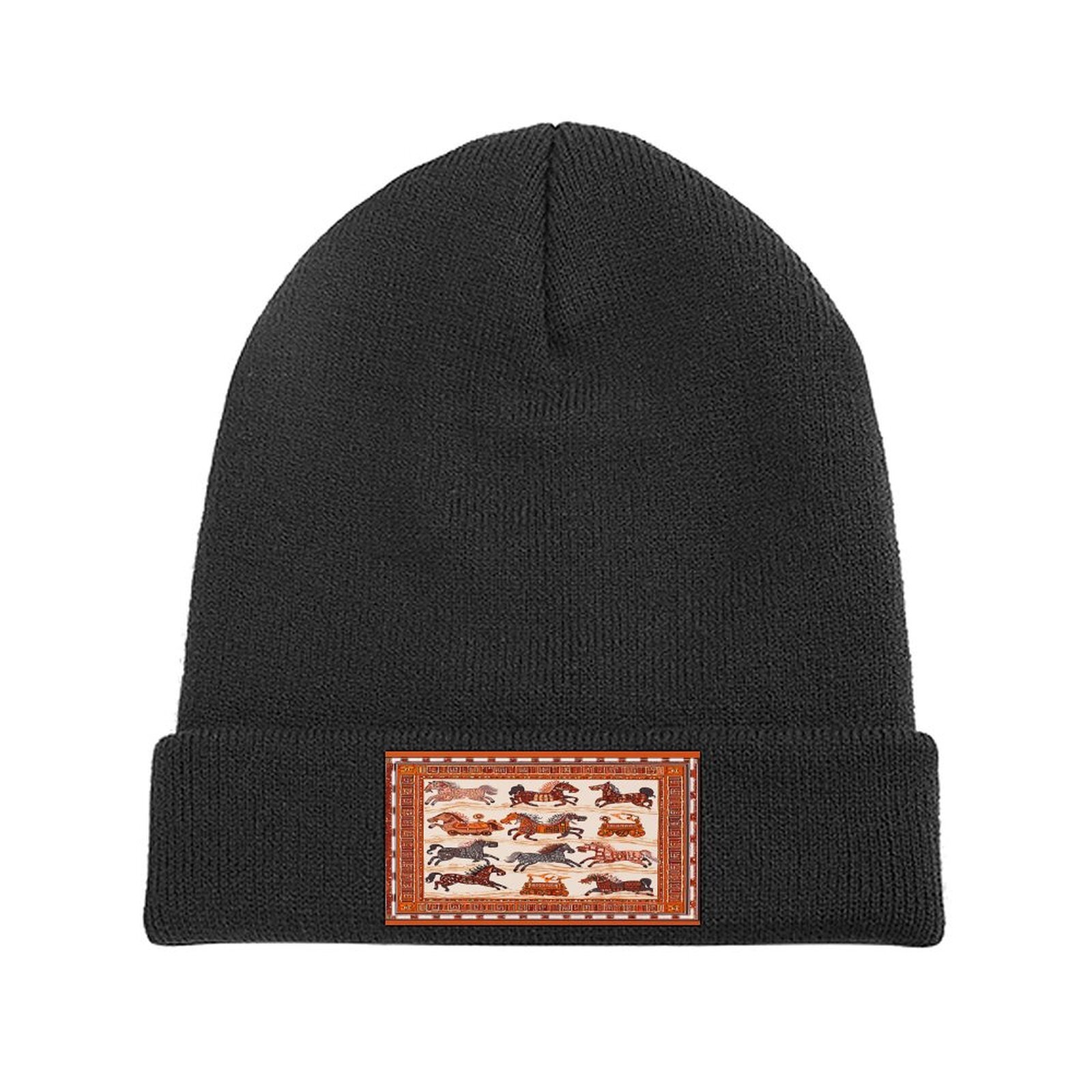 H Designer beanie hat beanie bonnet winter hat beanie luxury Horse striped pattern mens womens beanie winter skull cap bobble hat polo beanie H2