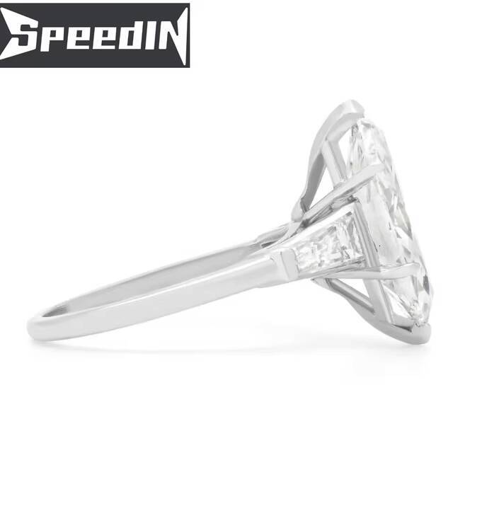 SPEEDIN High Jewelry IGI GIA Certified Customization 306 Carats VVS2 Marquise Diamond Ring LAB DIAMOND RING for Engagement