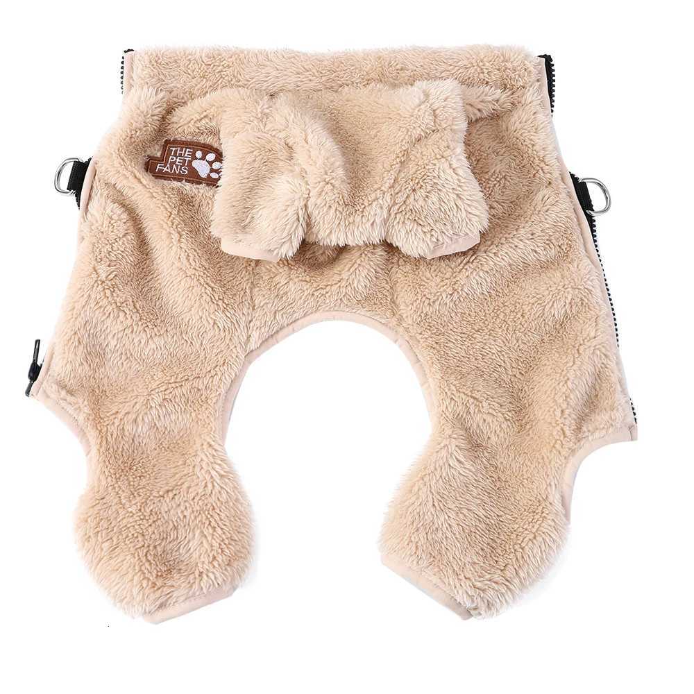 Soft Dog Jacket Coat Pet Jumpsuit For Small Medium Dogs Cats Autumn Winter Warm Flush Dog Clothes Chihuahua Yorkshire OverallsW251017