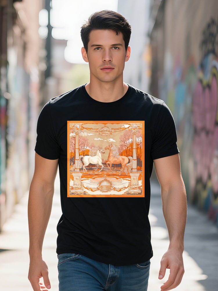 Short Sleeve Polyester Blend Silk Olive Pink Beach Business Season All M S Breathable Men's T