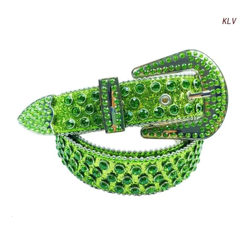 Summer Waist Belt Shinning Belts for Woman Men ious Full Diamond Studded Waist Strap for Jeans Dress 251010