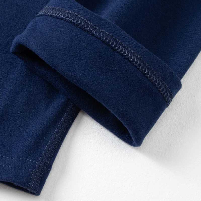 2piece AutumnWinter Mens High Neck Fashion Solid Color Warm Underwear Set Thickened Large Half High Neck Top Tshirt Warm Pants H251017