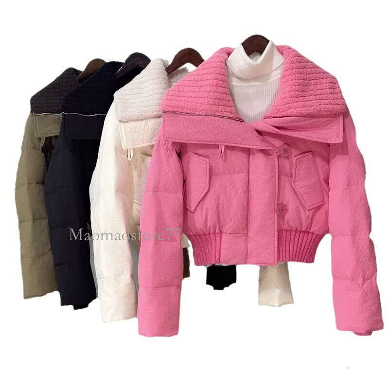 New Winter Women's High Quality Short Parkas Puffer Bomber Jacket Women Warm Cotton Padded Coats Korean Fashion Outerwear