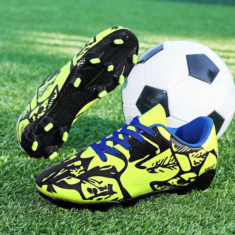 Professional Training Shoes For Men, Low-Cut new Leather Surface With Long Studs, Youth Soccer Sneakers, Large Size