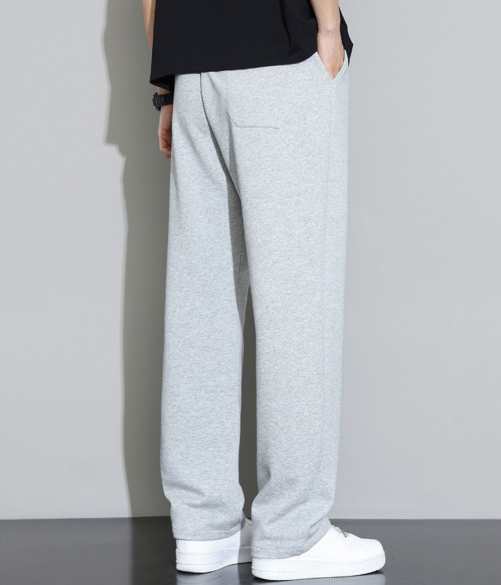 Modern Fashion Mens Loungewear with Elastic Fabric Versatile Cotton Mix Trousers