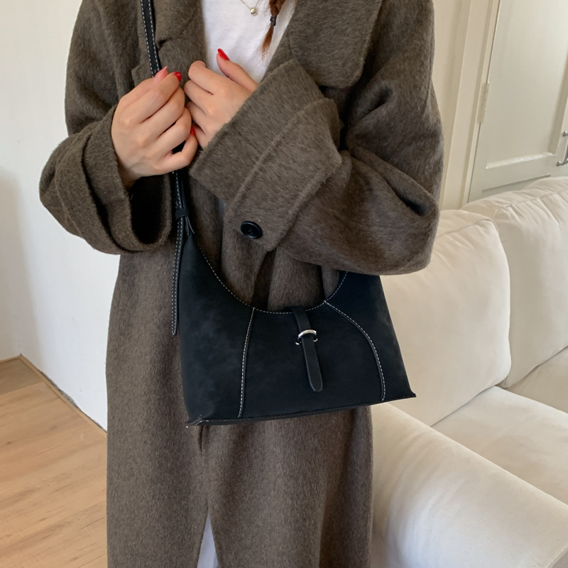 2025 Vintage Handbag Trend Underarm Bag Female Autumn And Winter New Fashion Shoulder Bag Commuting Crossbody Bag