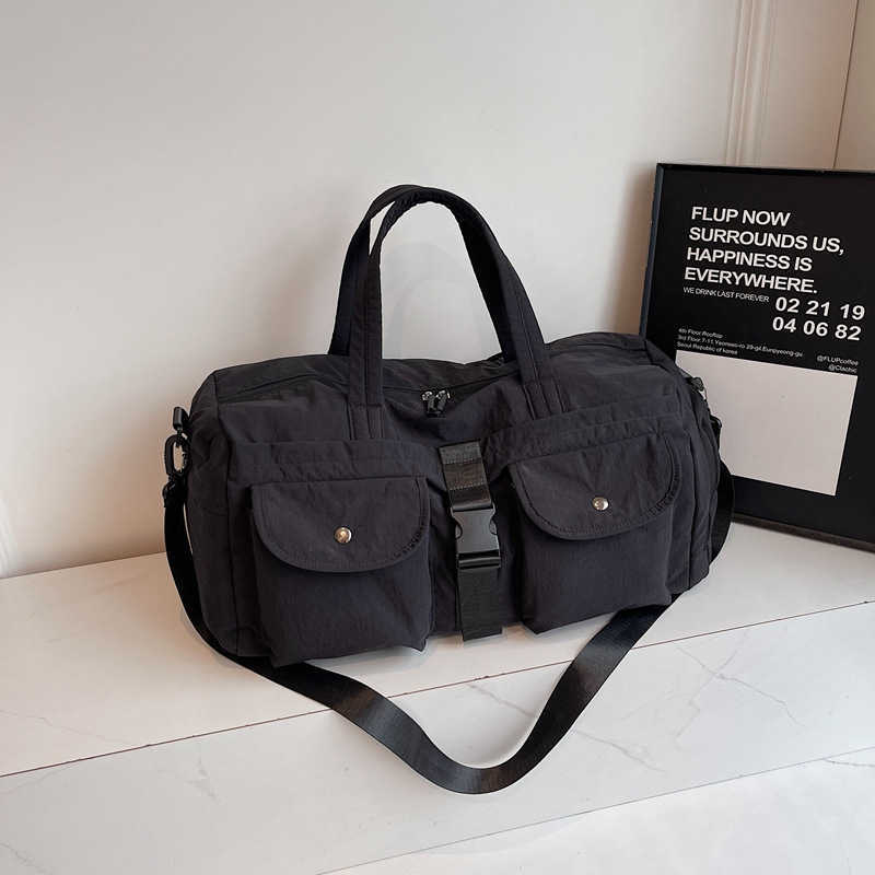 Large Capacity Handheld Travel Bag Simple Unisex Fitness Yoga Bag Dry Wet Separation Travel Luggage Bag 250415