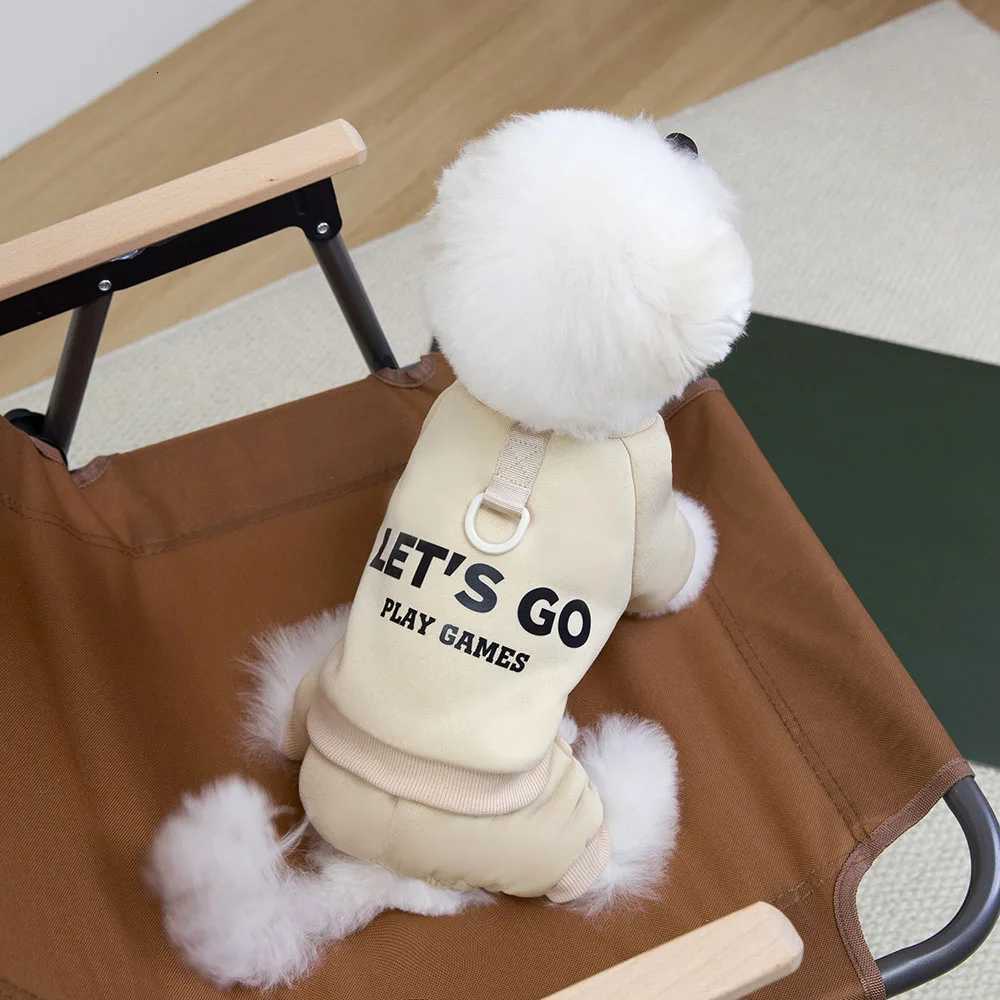 4 Legs Dog Hoodies Jumpsuit for Small Dogs Puppy Clothes Sport Dog Pullover Sweatshirt Doggies Winter Coat Warm Pet Cat ApparelW251017