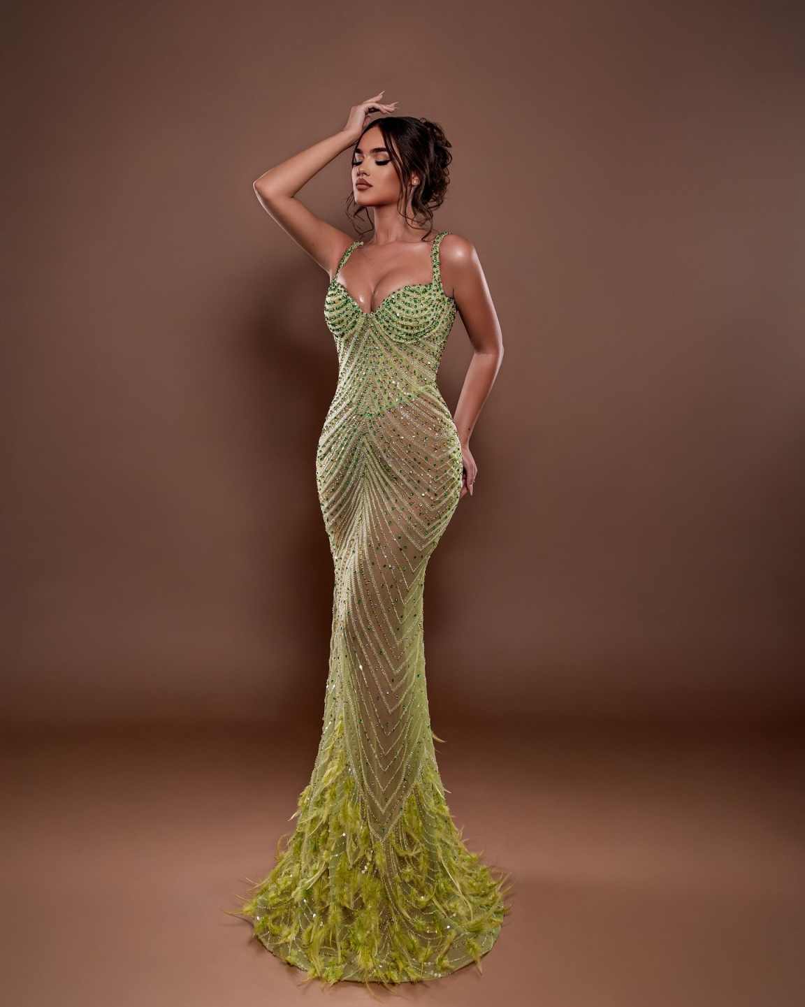 Gorgeous Evening Dresses Mermaid Strapless Sleeveless Formal Occasion Backless Prom Gowns Party Dresses Custom Made Vestidos de noche