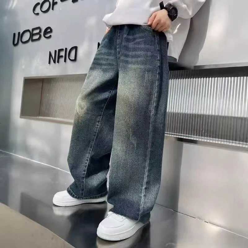 Boys Jean Pants Long Trousers Denim 2025 Perfect Spring Autumn Babys Kids Teenagers High Quality School Childrens ClothingT251017